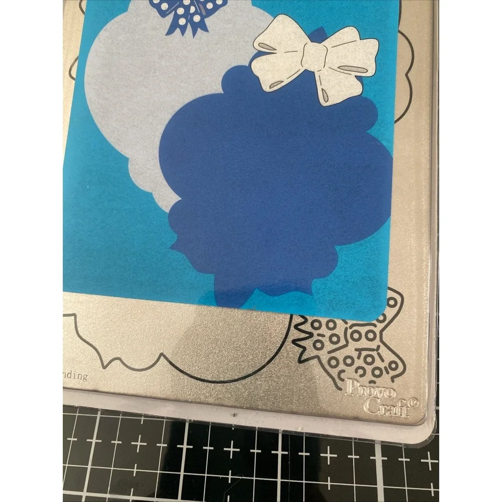 Provo Craft Cuttlebug Cutting Die Tagalicious Tag Alongs Design Tags A2 37-1632‎